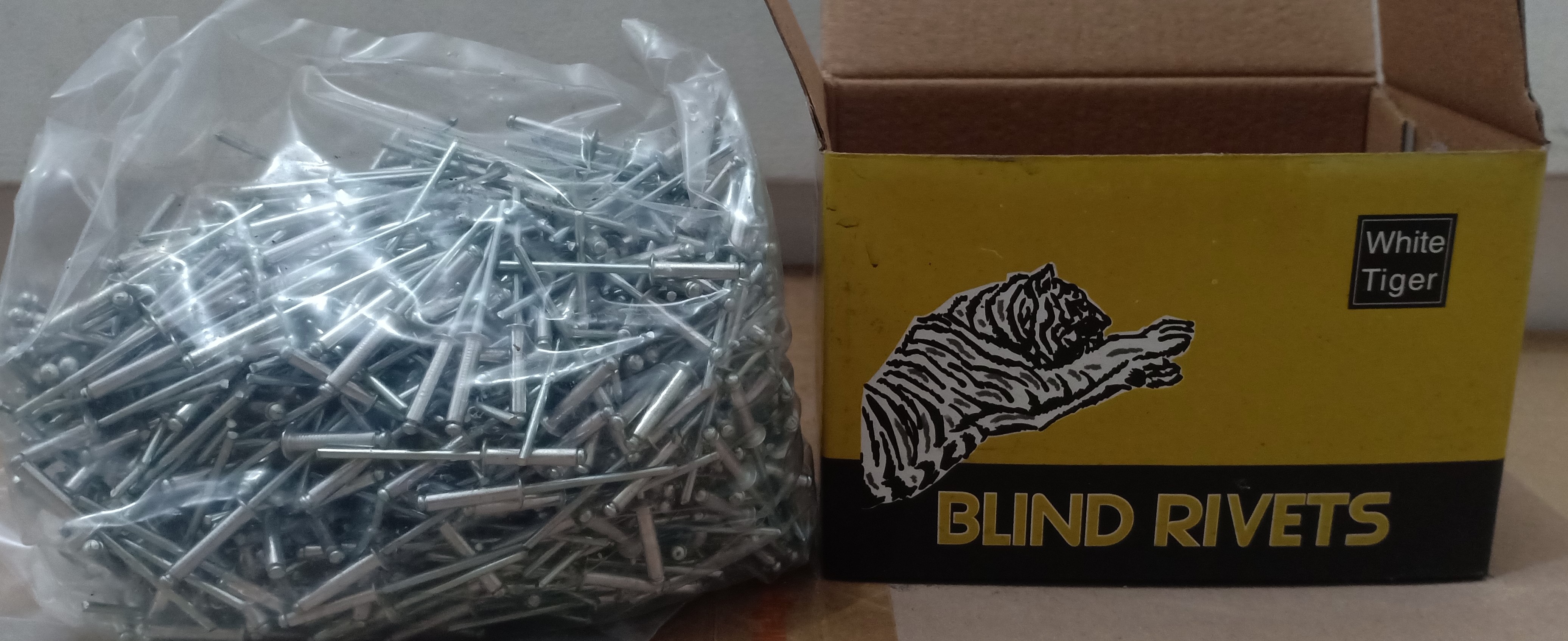 White Tiger blind Rivets (sold per box) Lazada PH