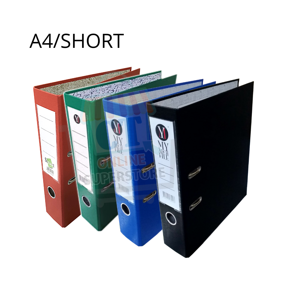 SIDECLIP 3 inch Lever Arch File Folder A4 (can fit Short paper