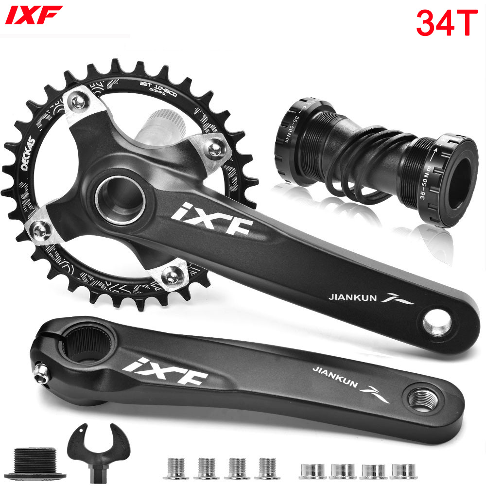 IXF Crankset 104 BCD Crankset MTB with BB Axis Spindle Crankset