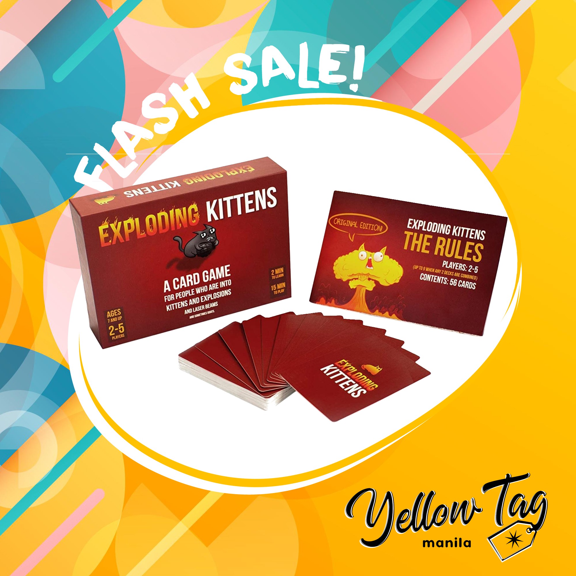Exploding Kittens Card Game Family-Friendly Party Games - Card Games for  Adults, Teens & Kids | Lazada PH