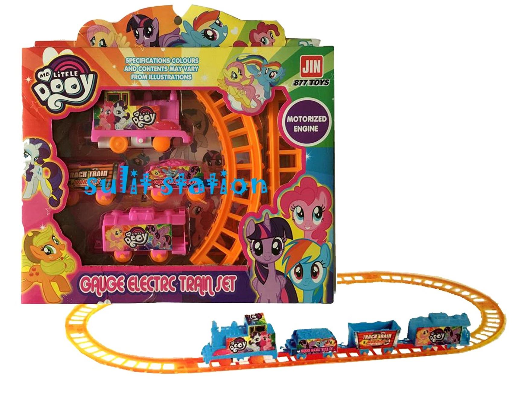MLP MY LITTLE PONY UNICORN ELECTRIC ELECTRONIC BATTERY OPERATED TRAINS