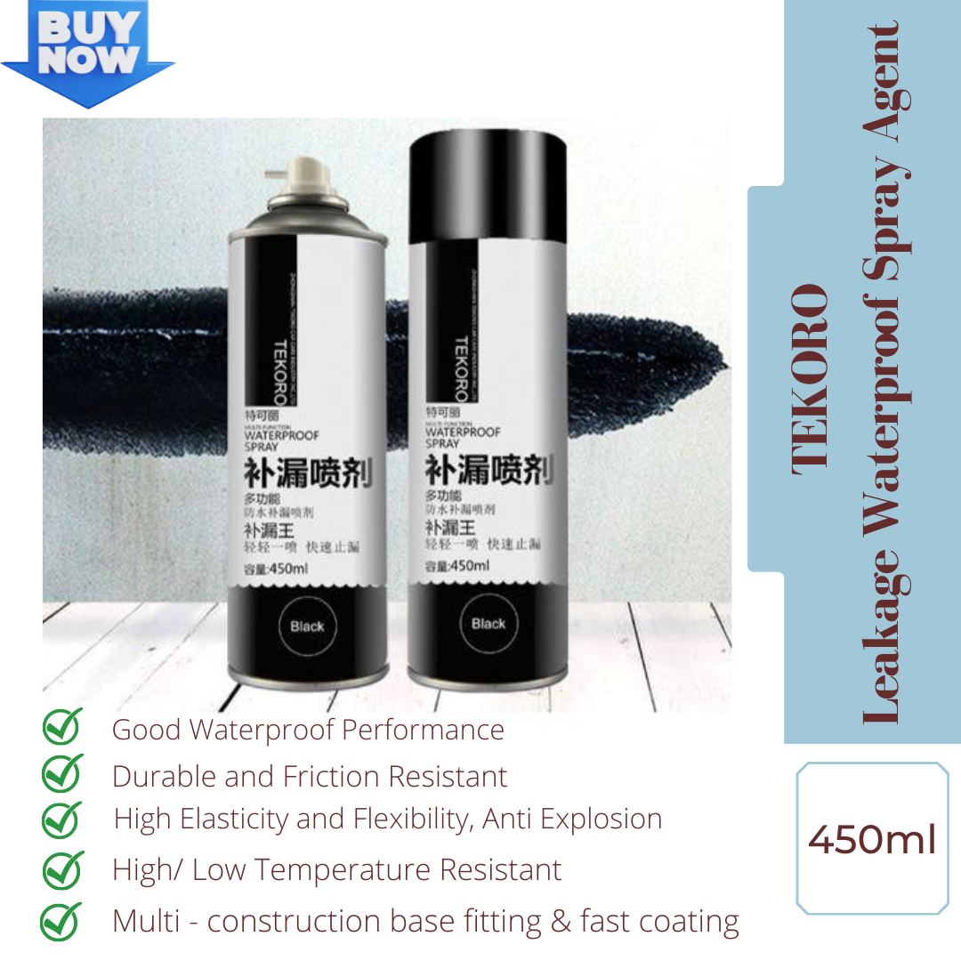 Original Tekoro Anti Leak Sealant Spray Waterproof Leak Repair Spray ...