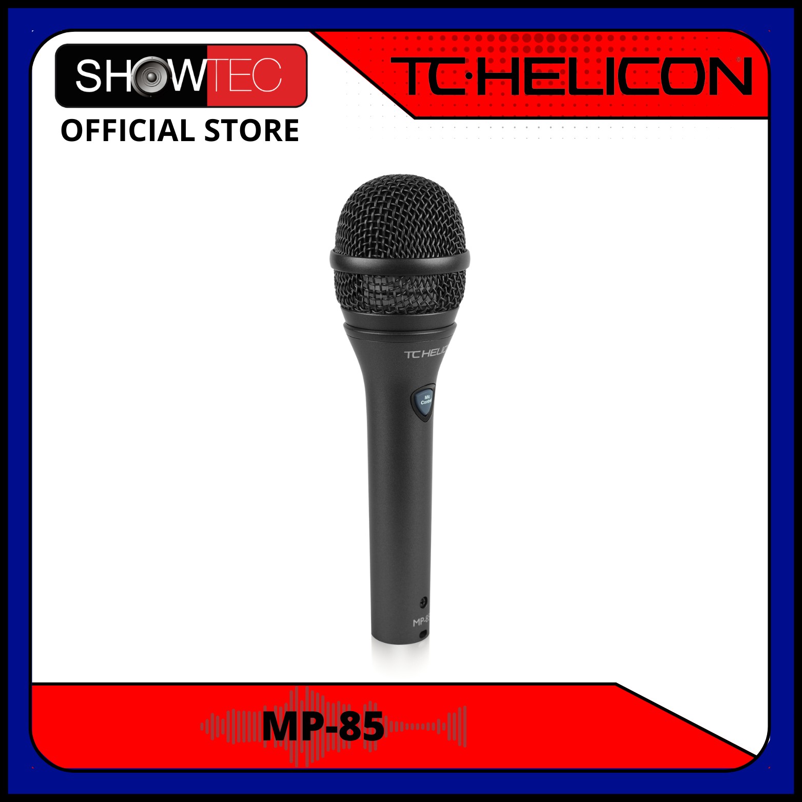 TC Helicon MP-85 Natural Response Vocal Microphone with Mic