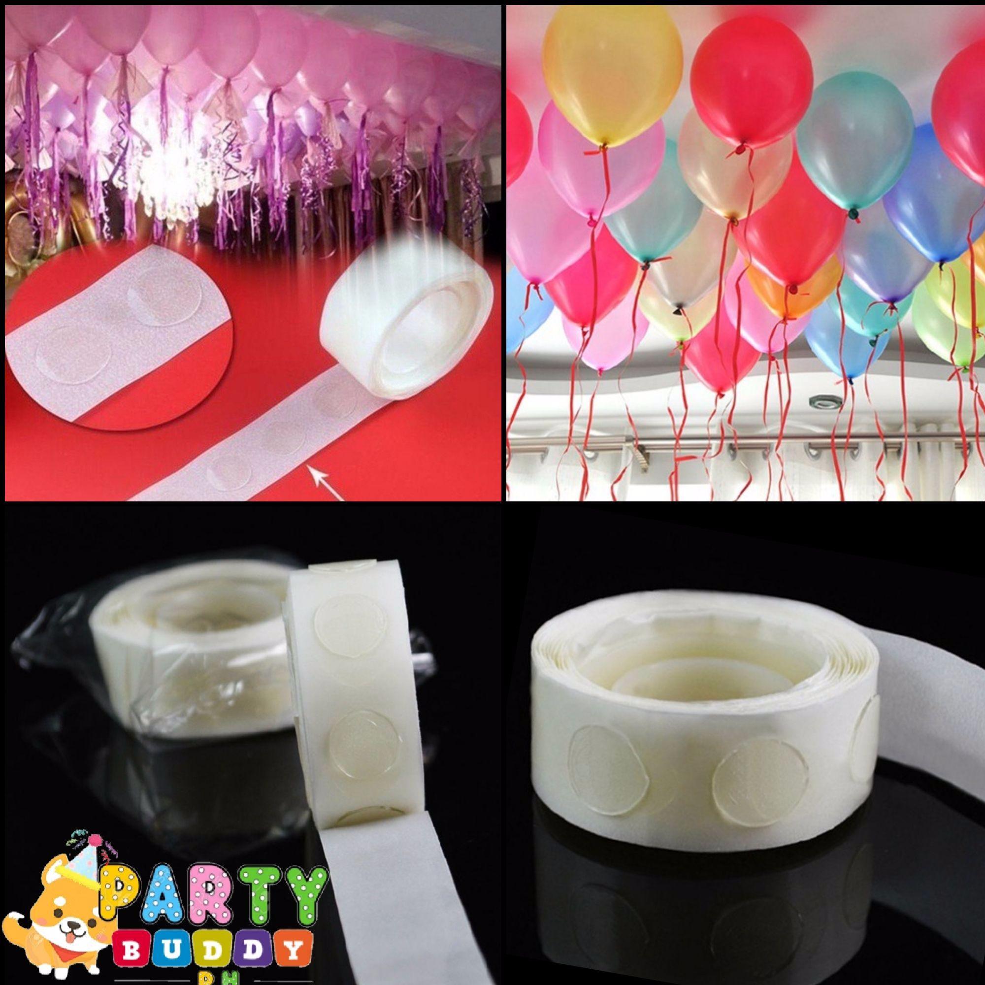 Balloon Glue - 100 Adhesive Glue Dots For Balloons - Party Avengers