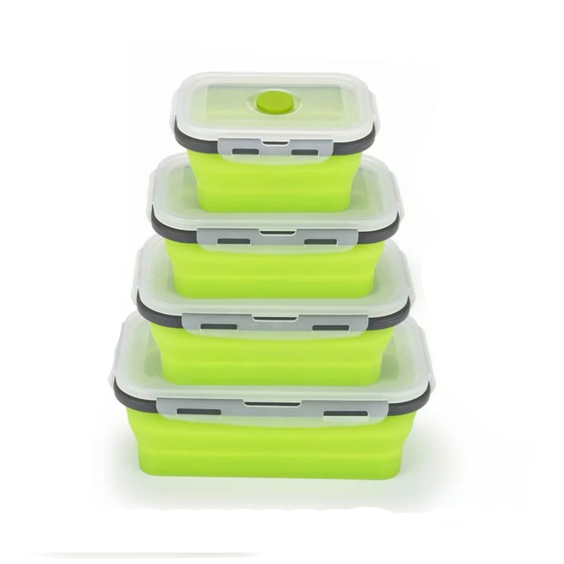 4in1 Silicone Collapsible Food Container Set | Lazada PH