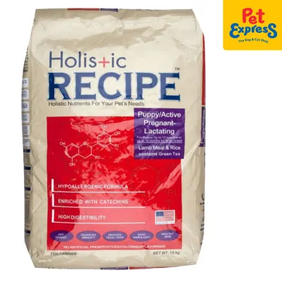 Holistic Recipe Puppy and Pregnant Dry Dog Food 15kg