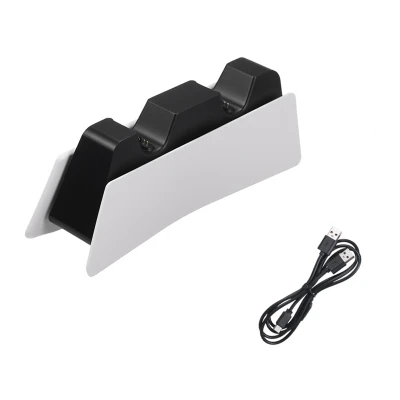 For PS5 Controllers Fast Charger Base Ps5 Game Handle Special Dual Seat Charging Dock LED Light Charger for Playstaion 5