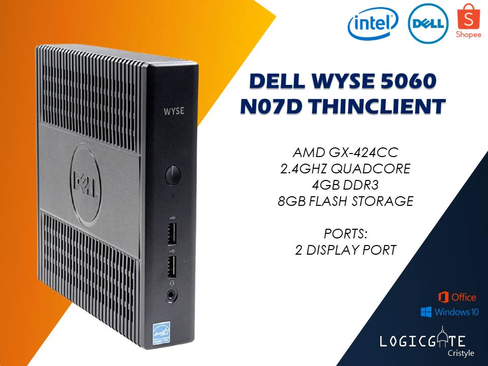 Dell WYSE 5060 N07D QuadCore Thinclient 4GB DDR3/ 8GB SSD REFURBISHED |  Lazada PH