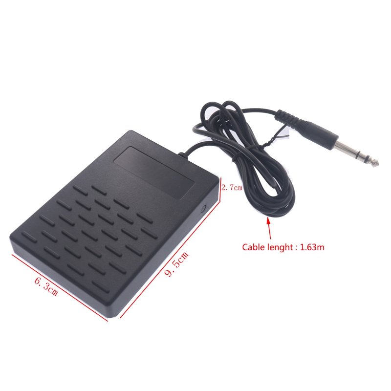 3.5Mm Interface Compact Sustain Pedal Universal Single Pedal Elctronic Foldable Single Pedal for Piano Electronic Keyboard Elctronic Foldable Drum Part