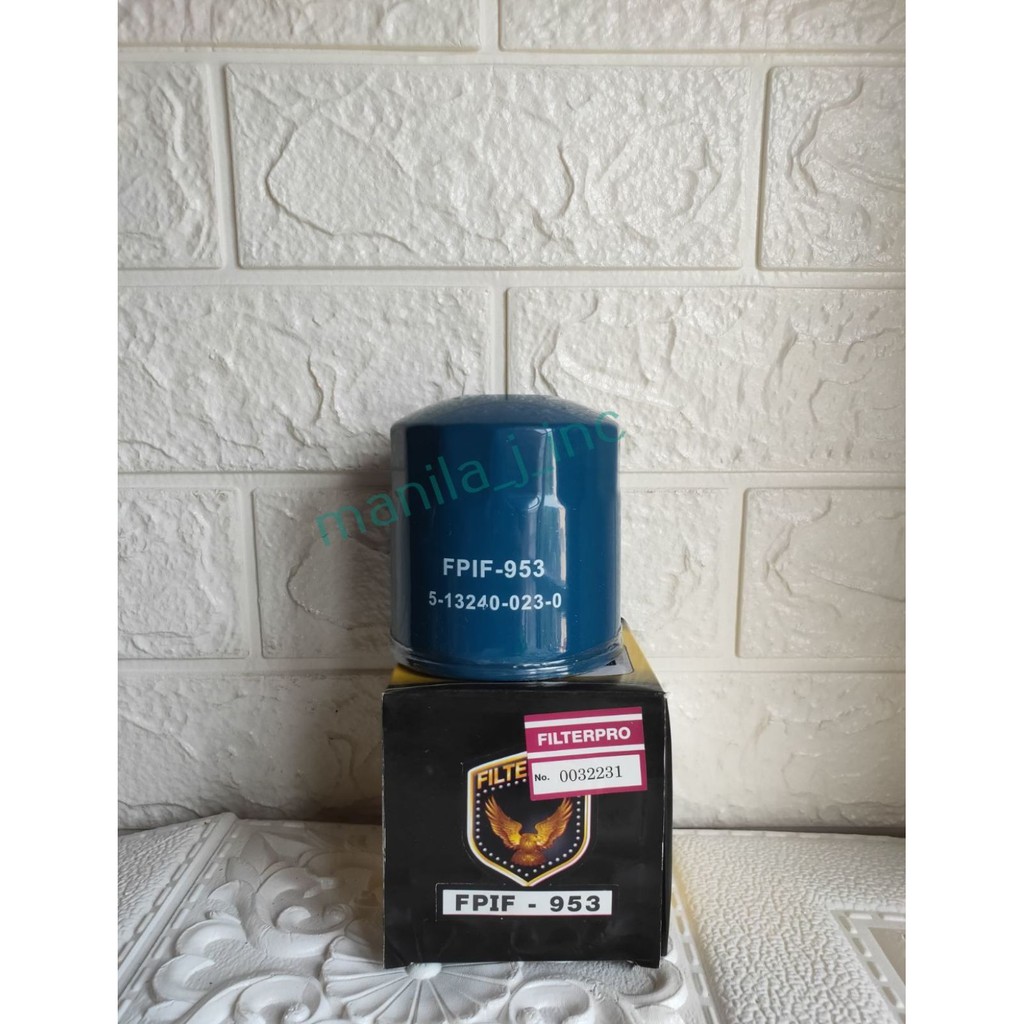 FUEL FILTER FOR ISUZU (4BA1, 4BC2, 4BE1) (ISUZU CROSSWIND) (ISUZU C190, C240) FPIF953♝ Lazada PH