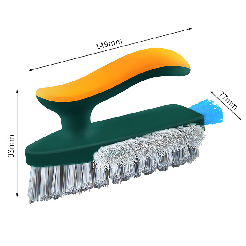 2 In 1 Removable Cleaning Brush Long Handle Floor Scrub Brush Universal  Magic Broom Brush Squeegee Tile Kitchen Cleaning Tools