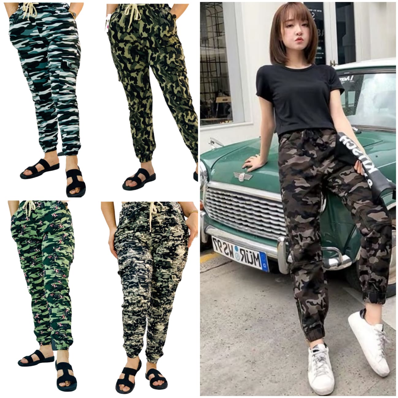 Camouflage Women Army Cargo Pant, Slim Fit at Rs 330/piece in New Delhi |  ID: 25918060797