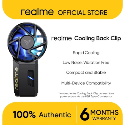 [SPOH HOT SALE] NEW2021 realme Cooling Back Clip for Gaming 1 to 1 Exchange within Warranty Period Rapid Cooling Technology