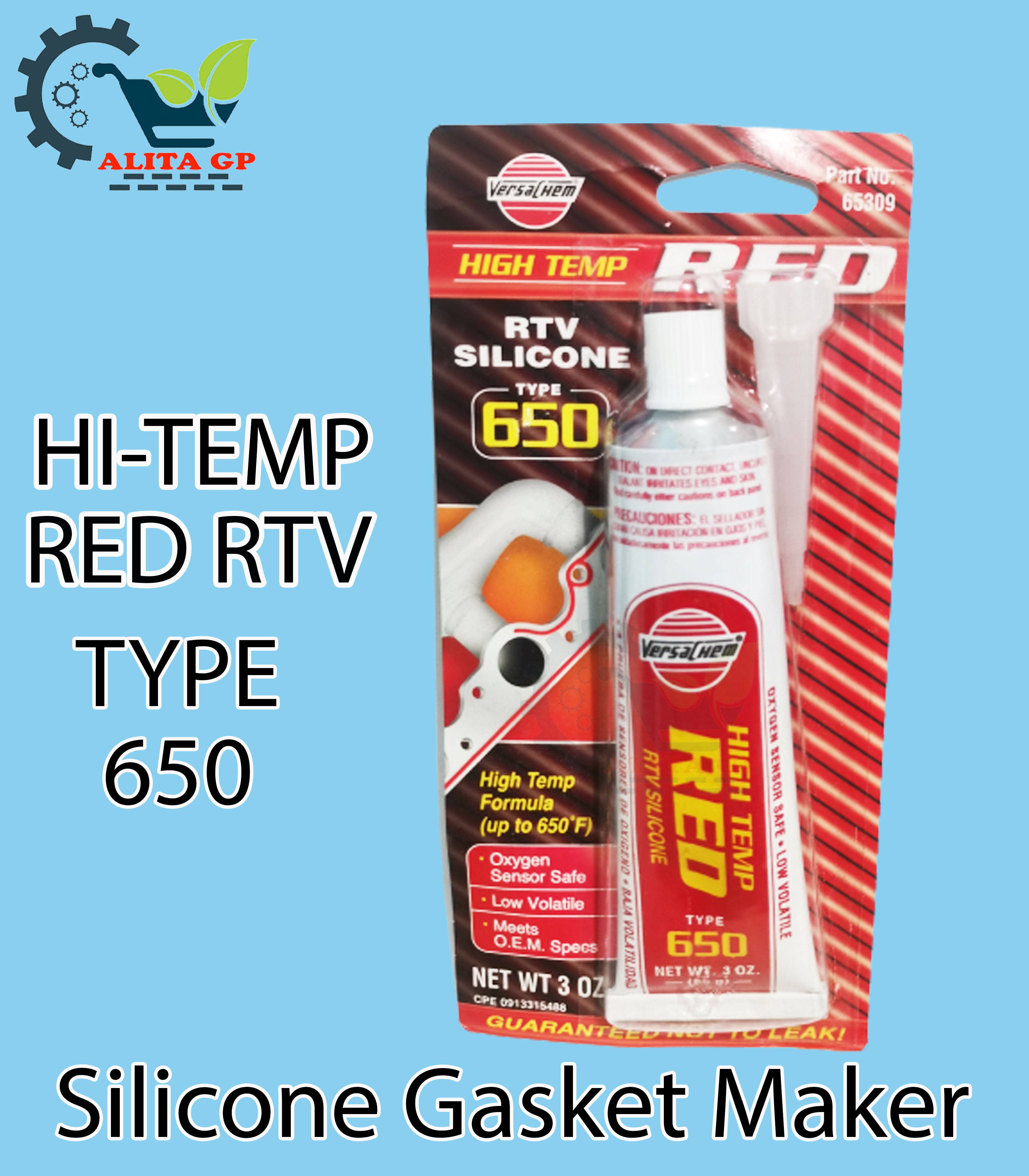 Silicone Gasket Maker 650 High Temp RED RTV 85G By Versa Chem Lazada PH