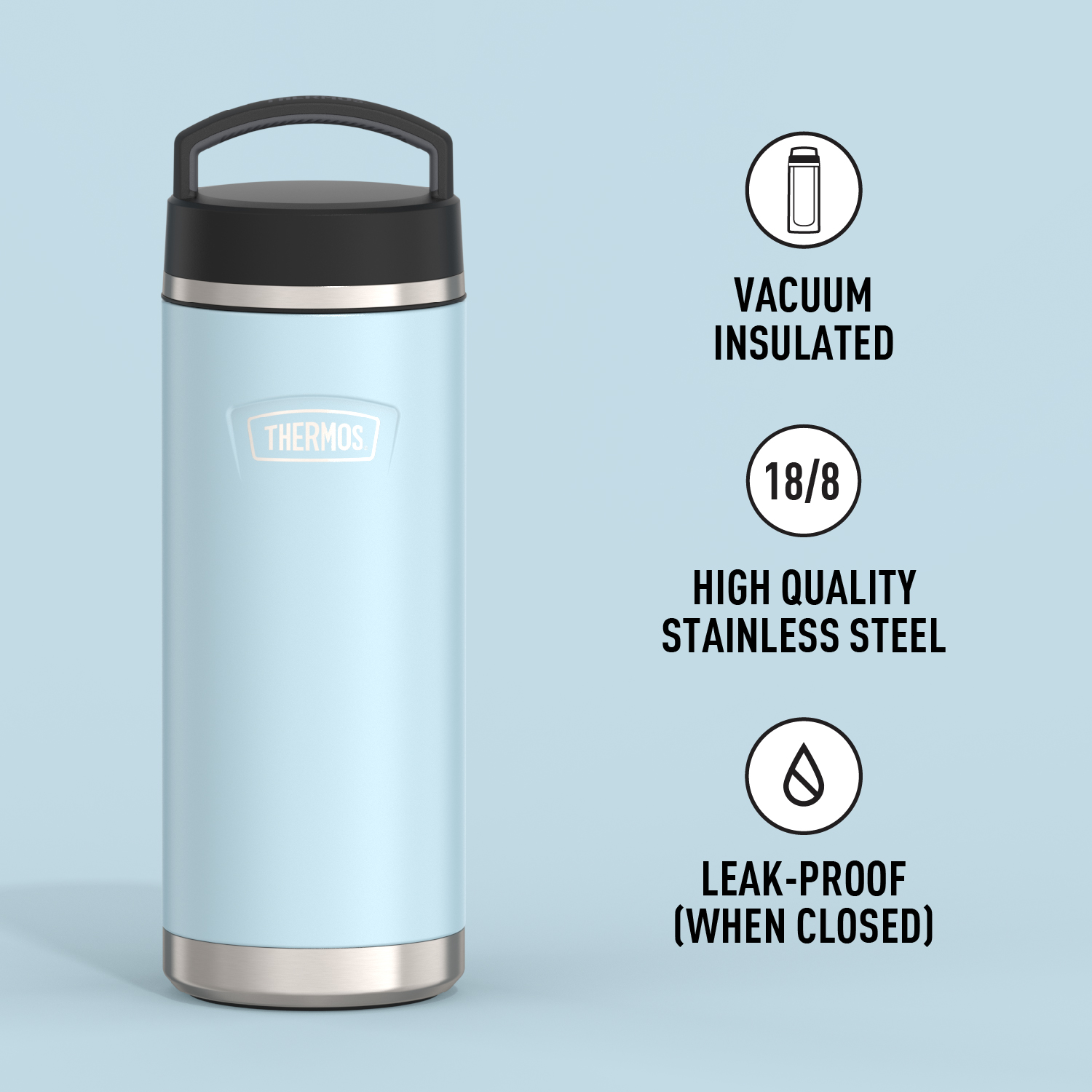 Thermos® 32oz (940ml) ICON™ IS2302 Water Bottle with Screw Top