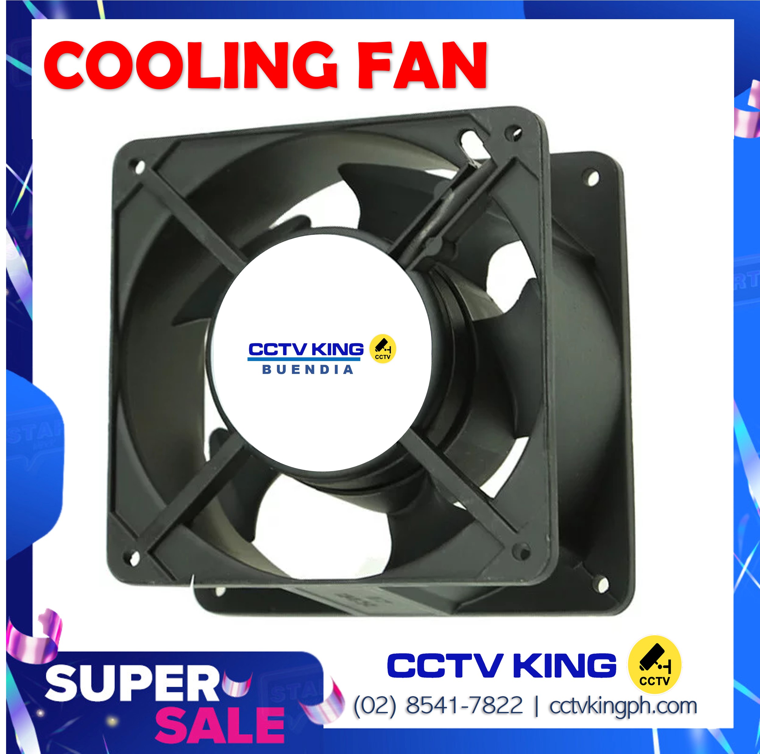 Plastic Cooling Fan for Server Rack Data 6u / 9u / 12u / 18u