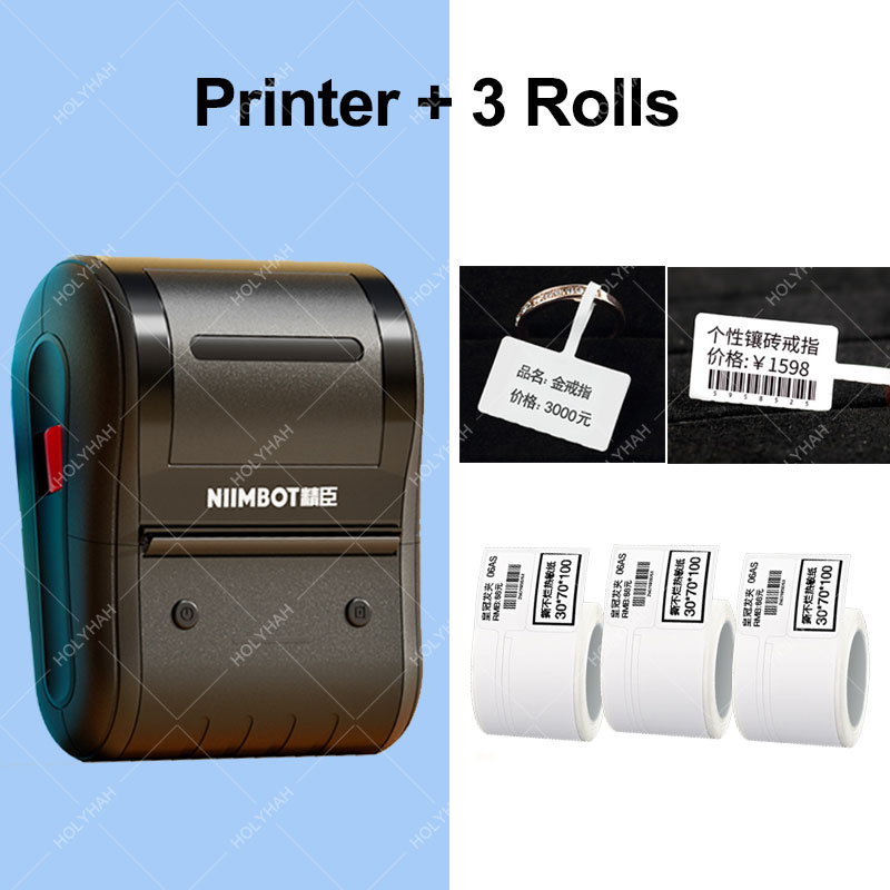 Niimbot B21 B203 Portable Thermal Label Maker Mini Label Printer