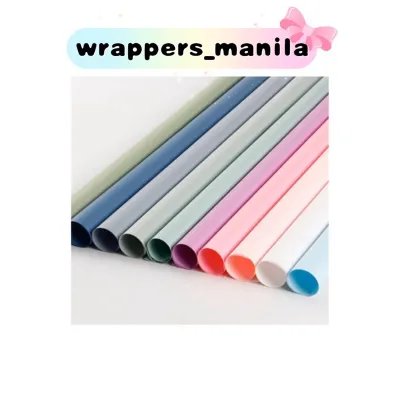 20in1 Pack Single Tone Colored Wrappers Bouquet Wrapping Waterproof Type