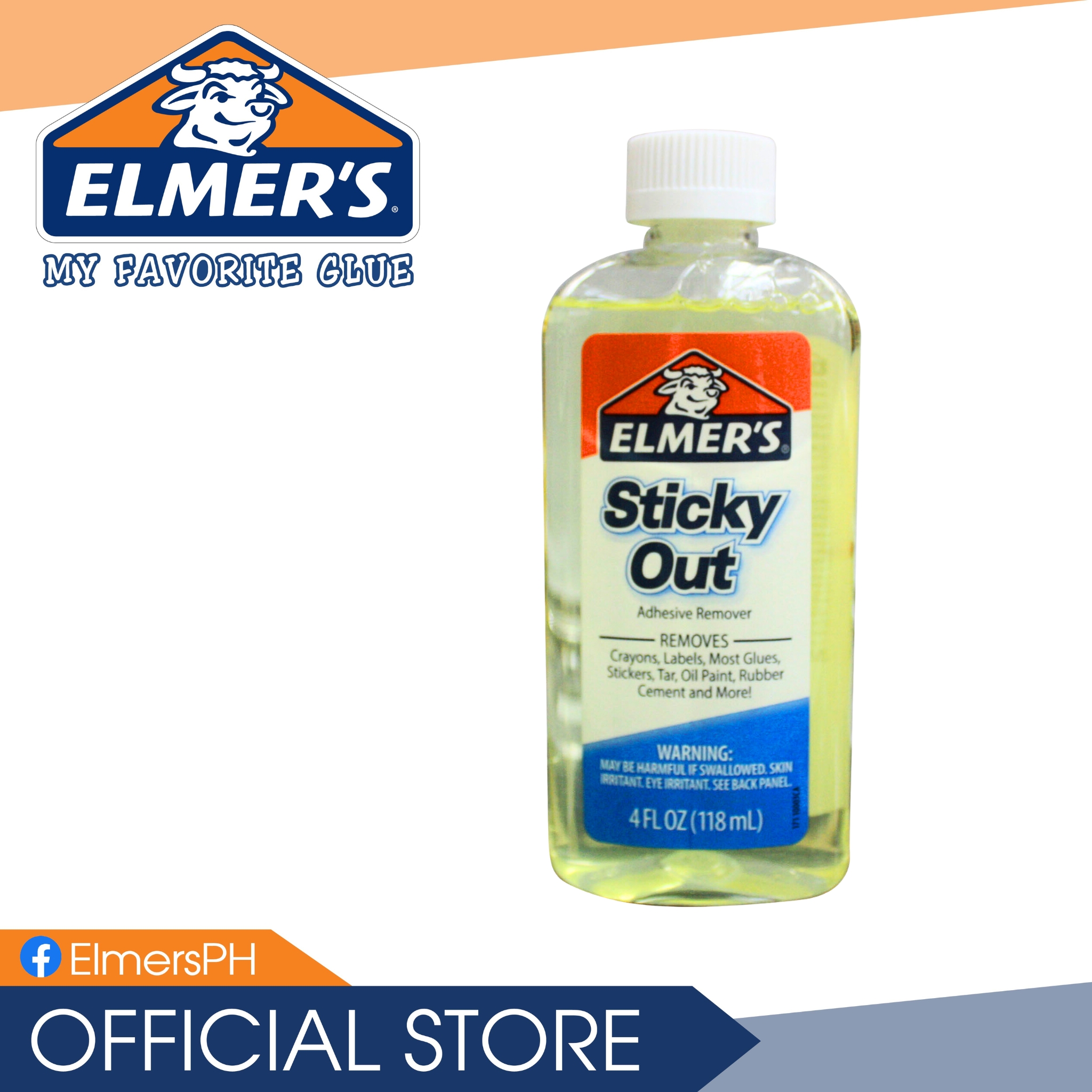 Elmer's Sticky Out Adhesive Remover, 4.5 oz. 