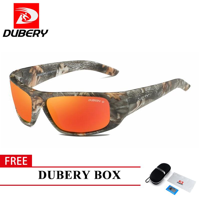 DUBERY Mens Sport Polarized Sunglasses Outdoor Riding Fishing Sun Glasses #1 