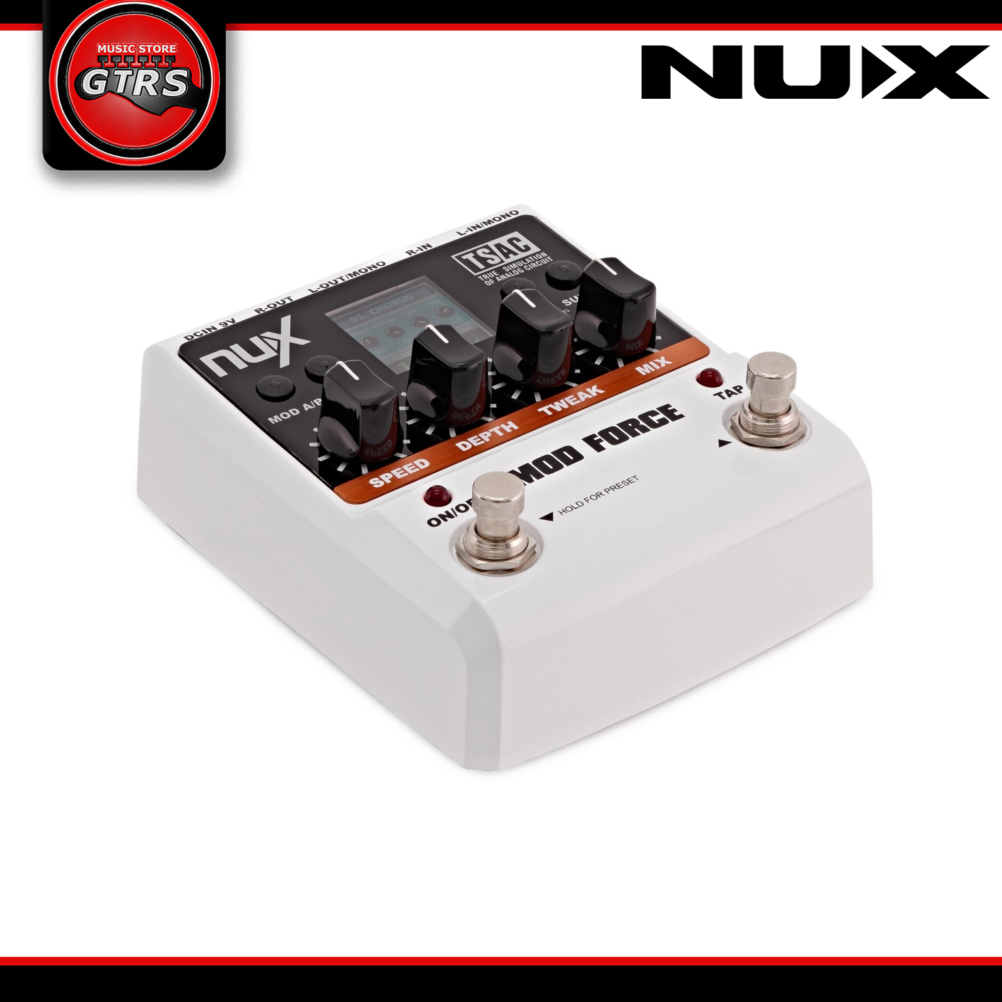 NUX MOD Force Multi Modulation Guitar Effects Pedal True Bypass Or