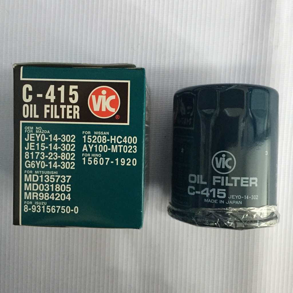 ORIGINAL/GENUINE VIC OIL FILTER C415 LANCER/GALANT/MIRAGE/XPANDER Lazada PH
