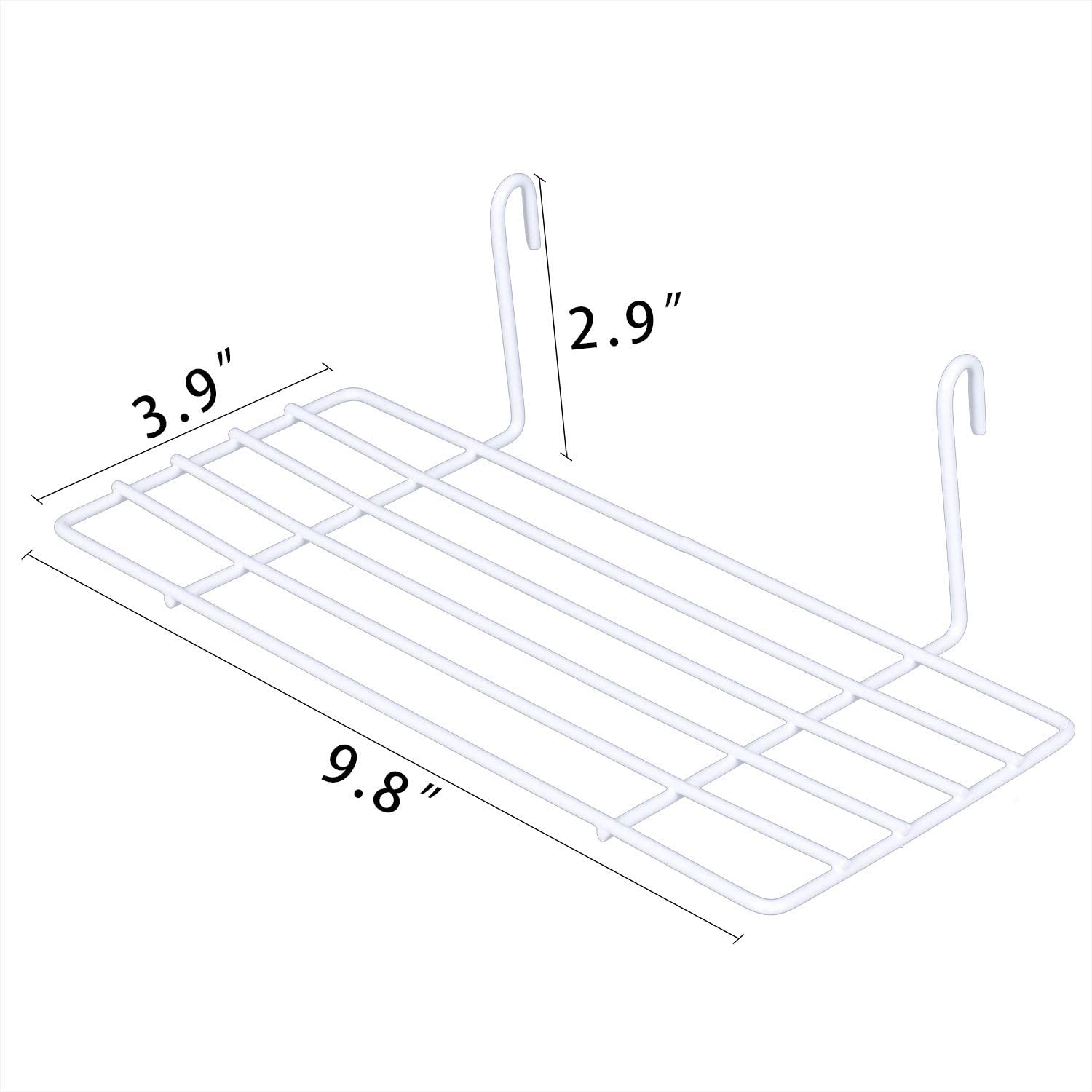 Hanging Straight Shelf for Wire Wall Grid Panel, Small Wire Wall