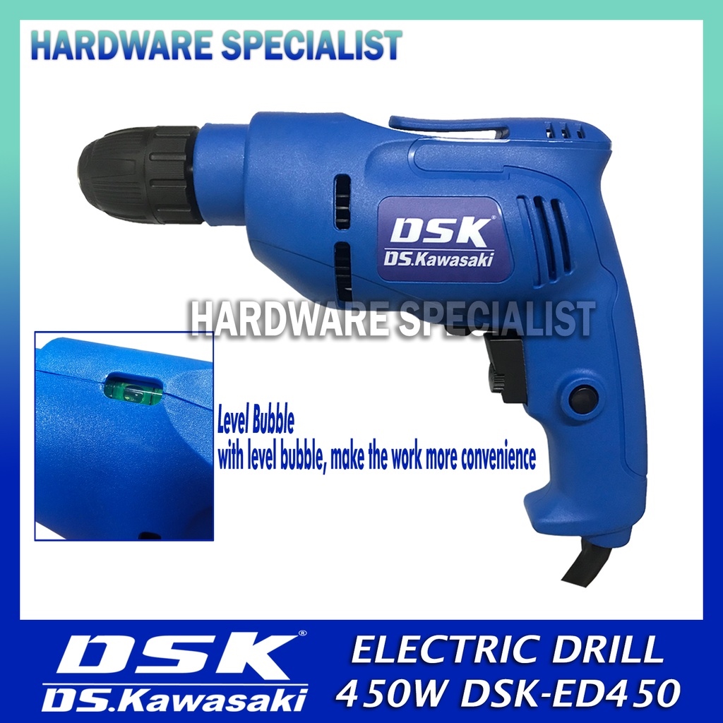 DS Kawasaki Electric Drill 450W DSKED450 Original Authentic Lazada PH