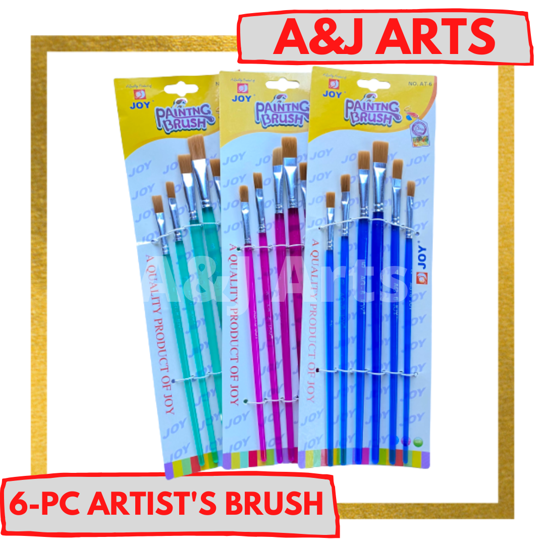 Paint brush by 6s 6 pc artist's artist brush set JOY Lazada PH