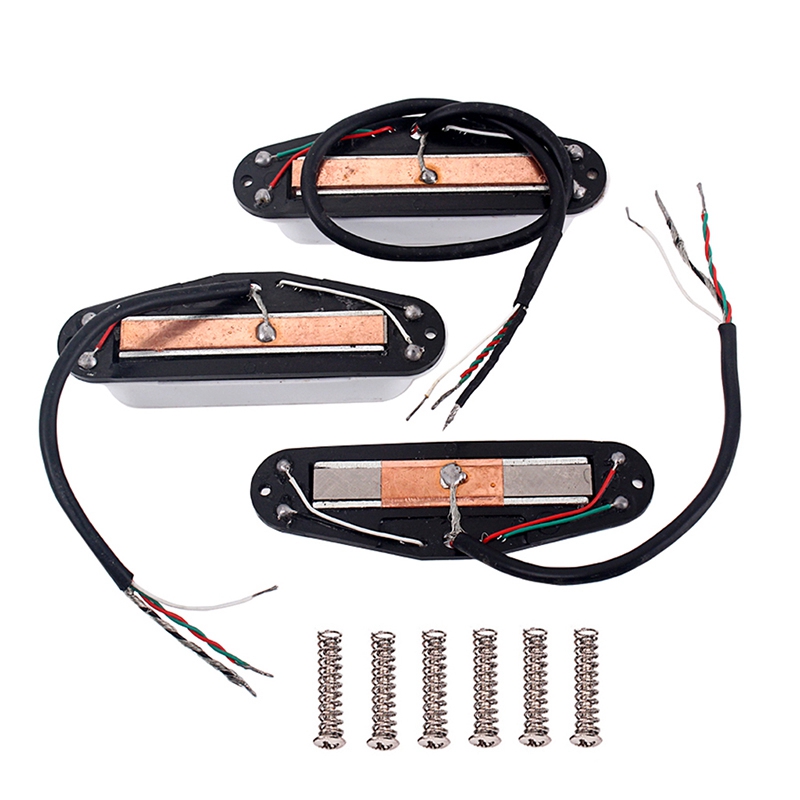 HOMELAND 3Pcs Mini Alnico V Single Coil SSS Guitar Pickups Humbucker