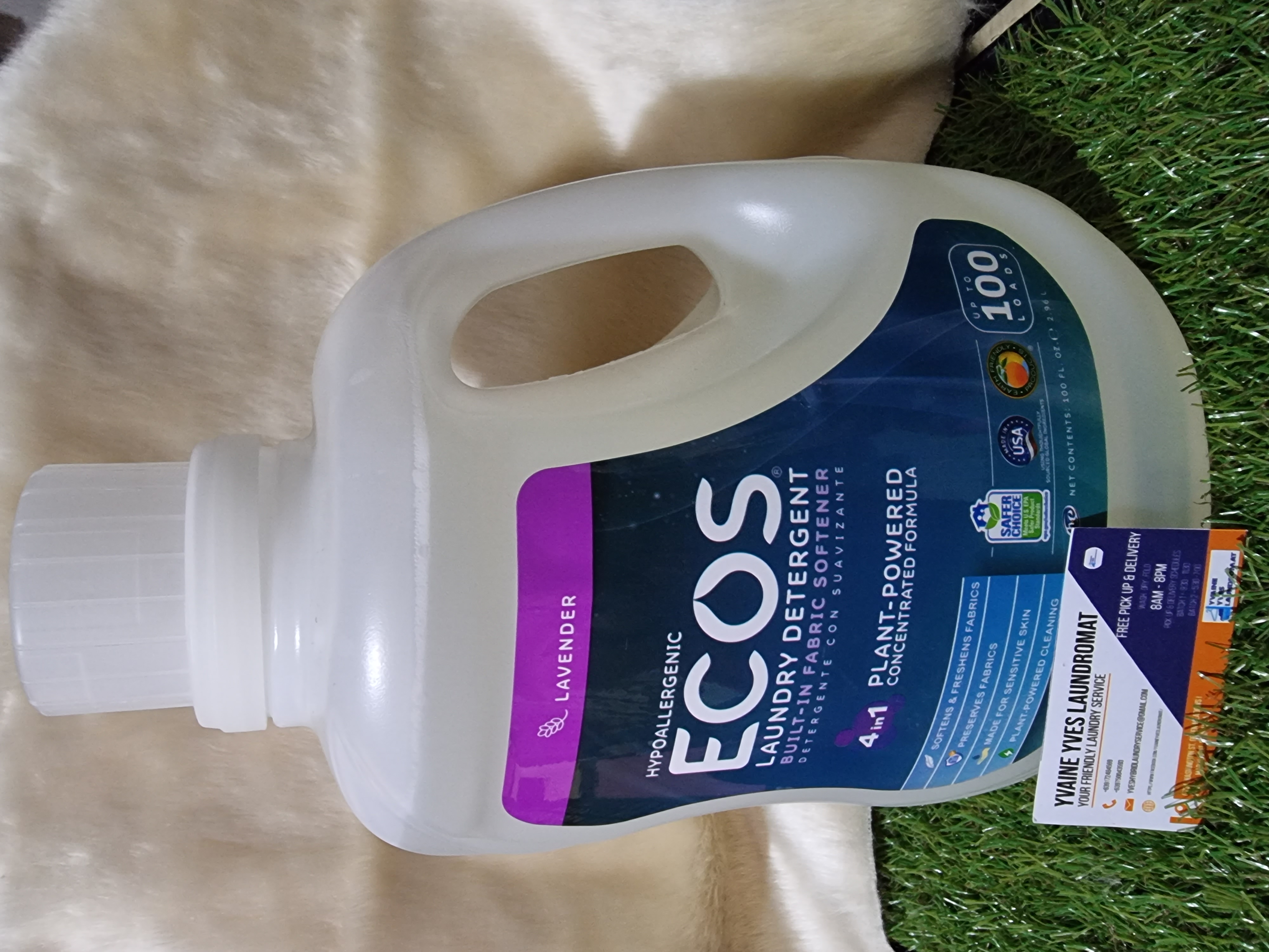 ECOS Laundry Detergent with Built In Fabric Softener Lavender Lazada PH