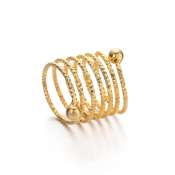 Phoenix Jewelry 18K Gold Plated Zircon Ring GR07