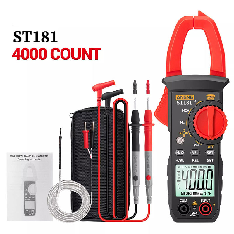 ANENG ST181 Digital Clamp Meter Multimeter Tester Digital Tester for