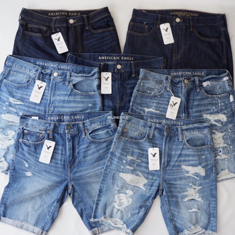 American Eagle Denim Shorts For Men 