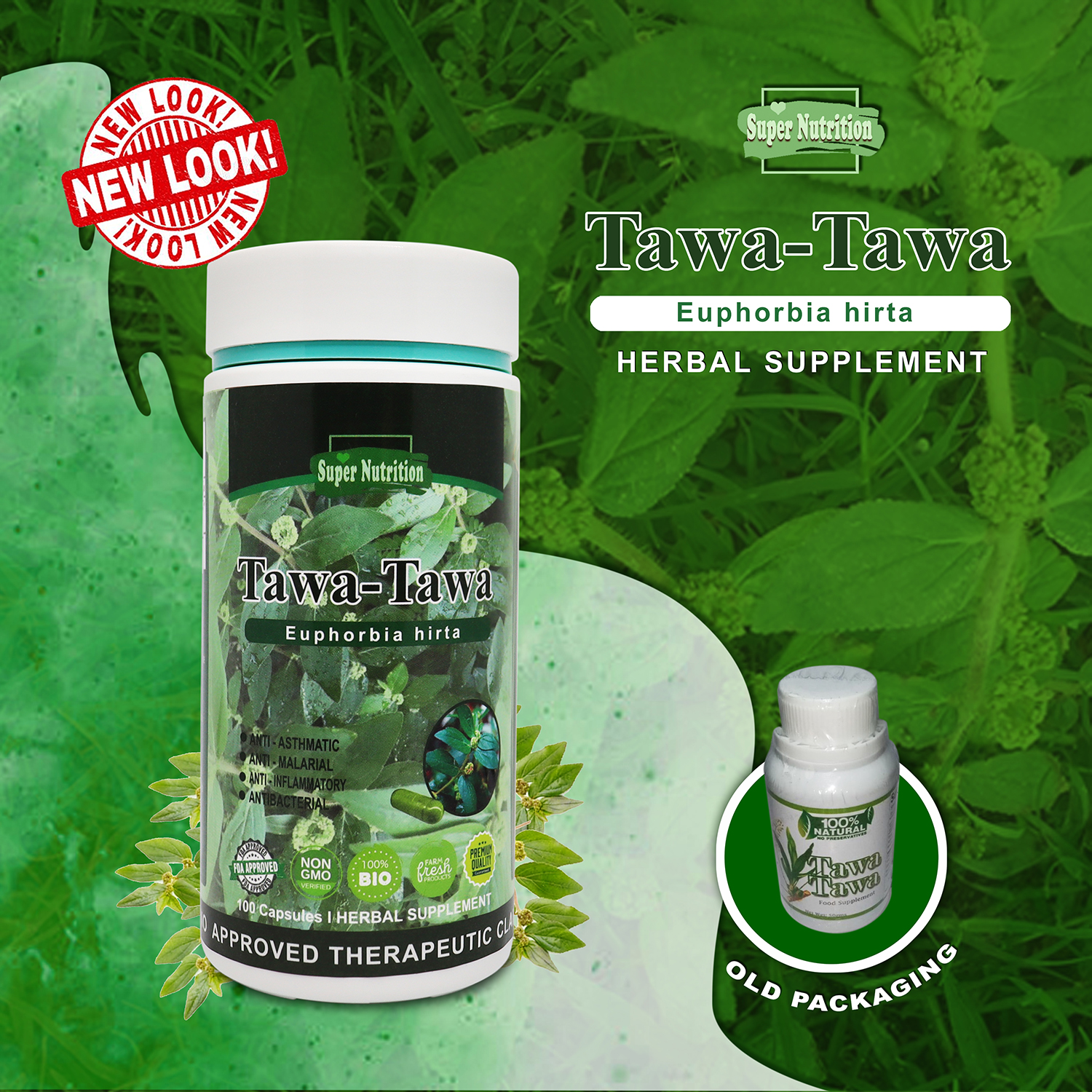 100 Natural Tawa Tawa Capsule Lazada PH