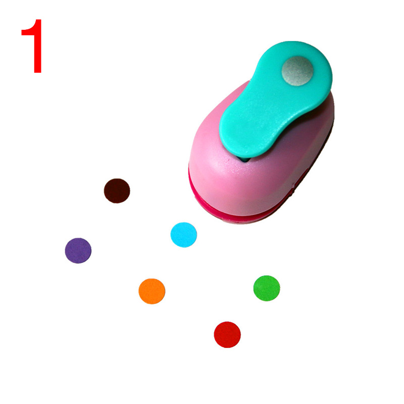 Jhj0  1PC Kids Circle Round Card Making Paper Scrapbooking Hole Punch DIY Paper Punch Craft Cutter Tool 9/16/25