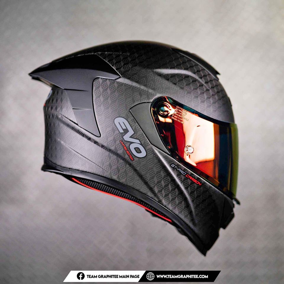 EVO GT-Pro CARBON SERIES Full Face Helmet Honeycomb Design Helmet