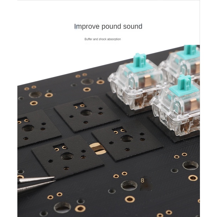 120/PCS material mechanical keyboard shaft lower pad