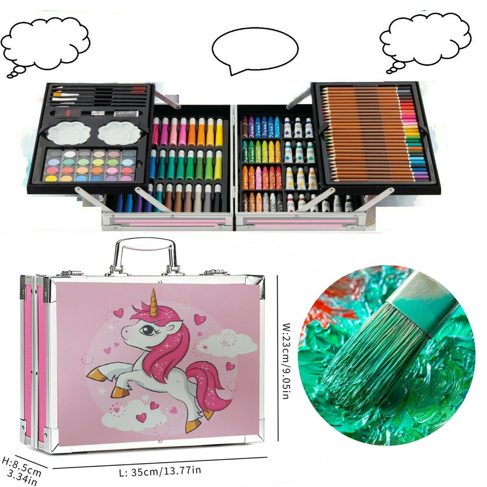 Suitcase Colour Kit - Animal Art Kit For Kids with Multicolor