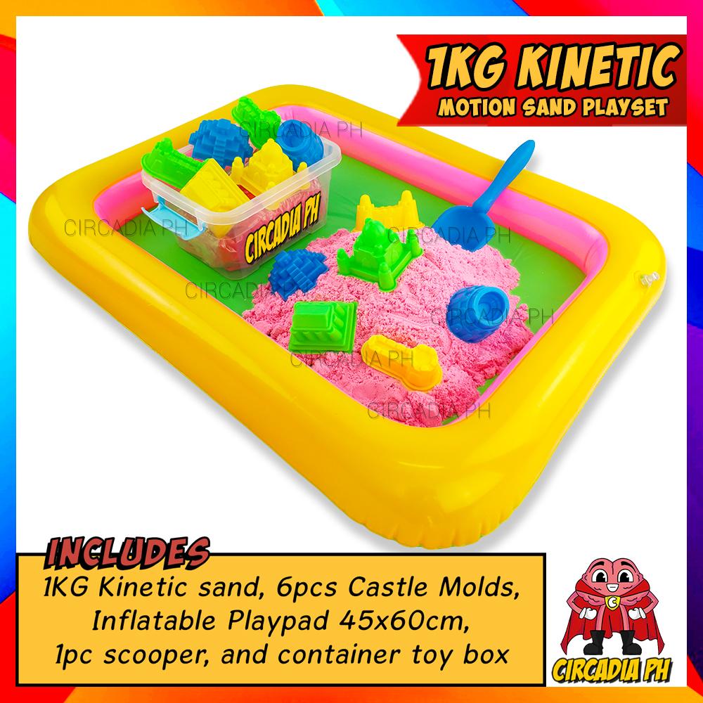 Kinetic Motion Sand Playset with Molds 