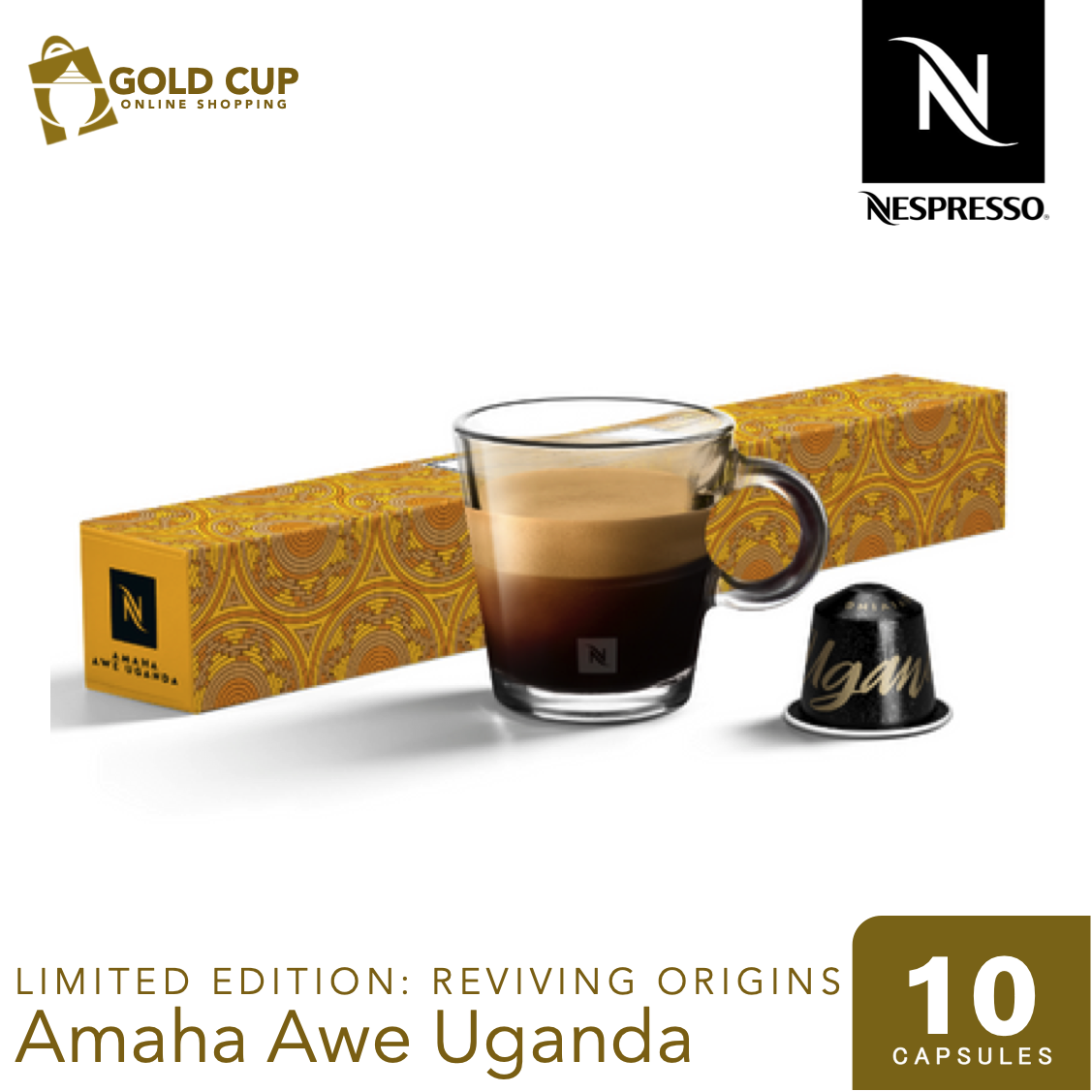 Nespresso Welcome Gift Coasters Espresso Set Amaha Awe Uganda Capsules New  Box