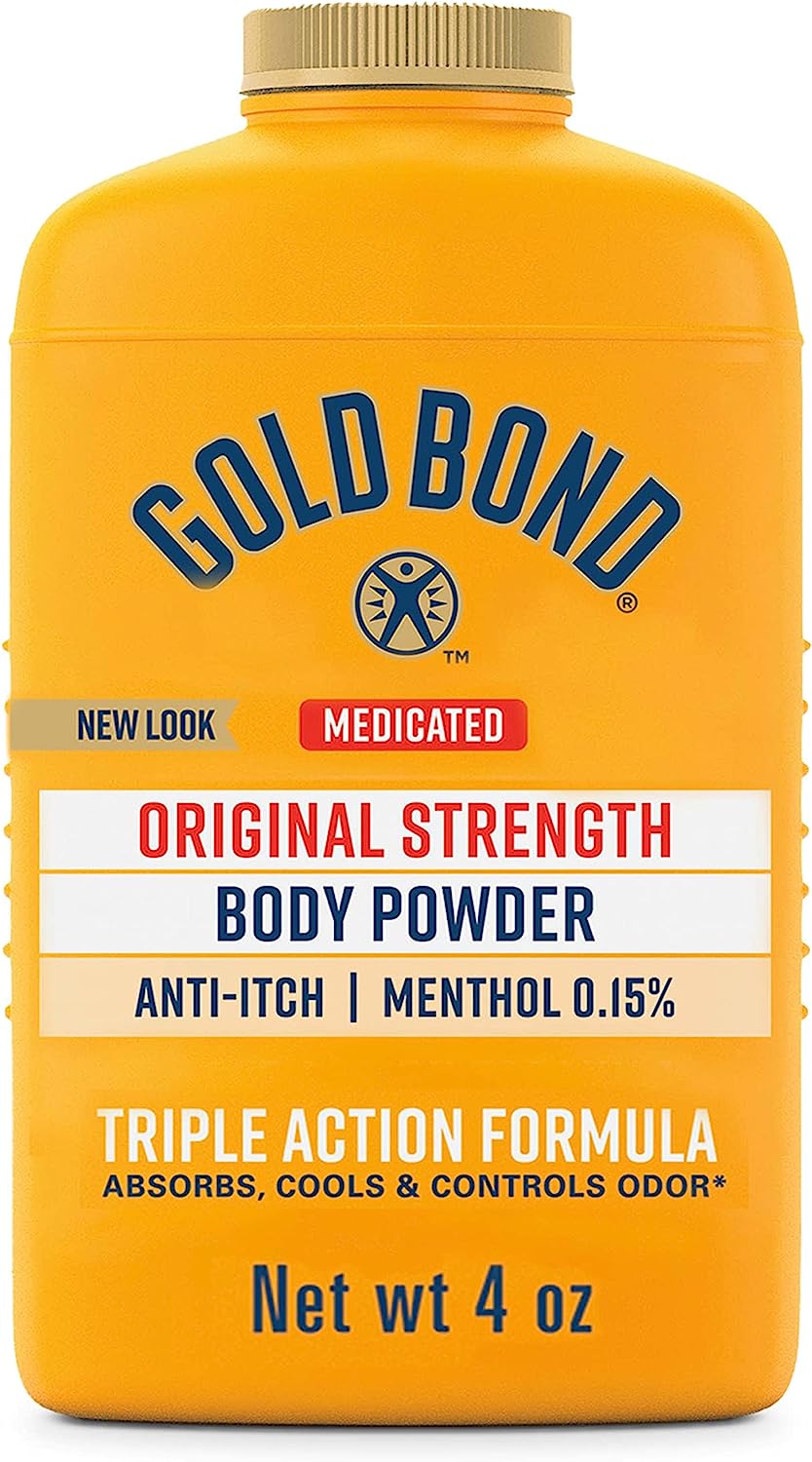 Gold Bond Ultimate Comfort Body Powder 10 oz. (Pack of 3), Talc-Free  Formula with Aloe & Chamomile