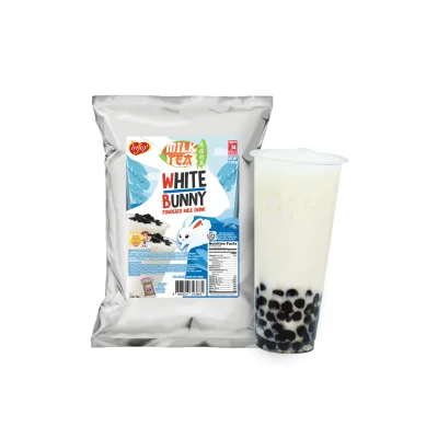 inJoy White Bunny Milk Tea | Instant Powdered Milk Tea Drink | Candy Flavor Milk Tea 500g