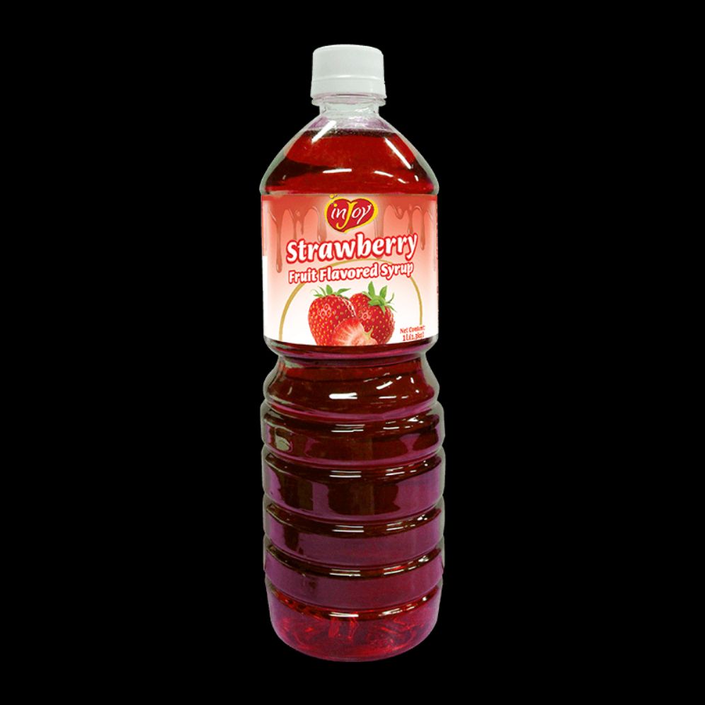 Injoy Strawberry Fruit Flavored Syrup 1L Lazada PH