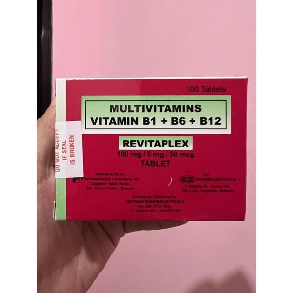 Vitamin B Complex Nervita NERVGEN MYREVIT-B 100 Tablets | Lazada PH