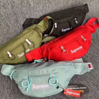 supreme red waist bag ss19