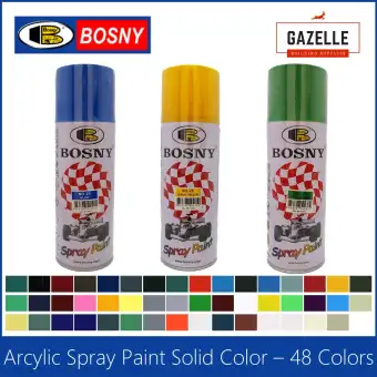 Bosny Spray Paint Color Chart