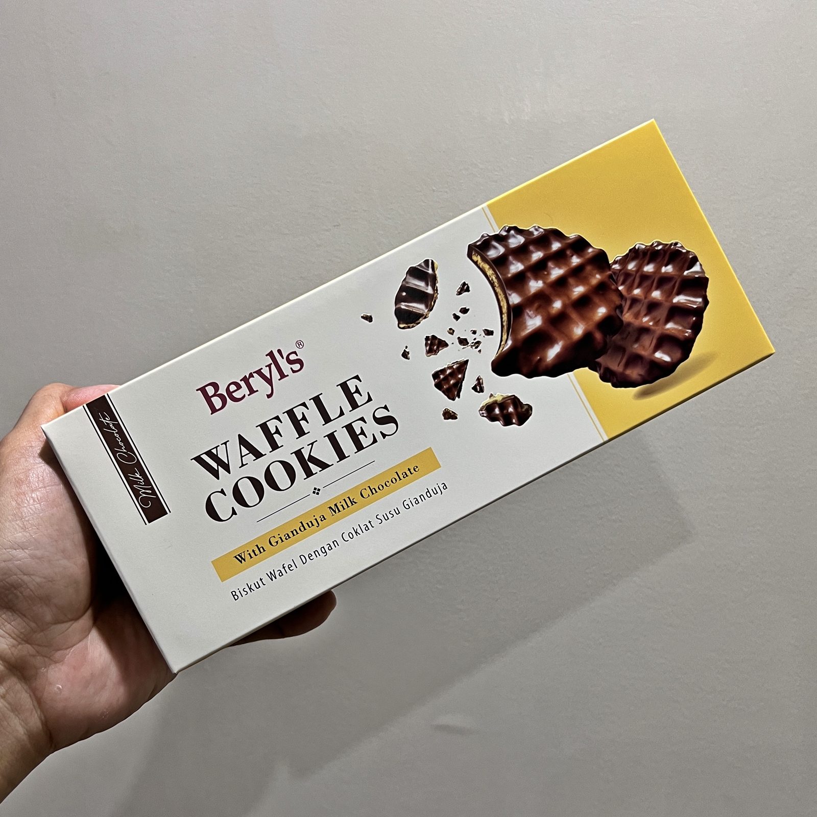 Beryl's Waffle Cookies Coated with Gianduja Milk Chocolate 80g Lazada PH