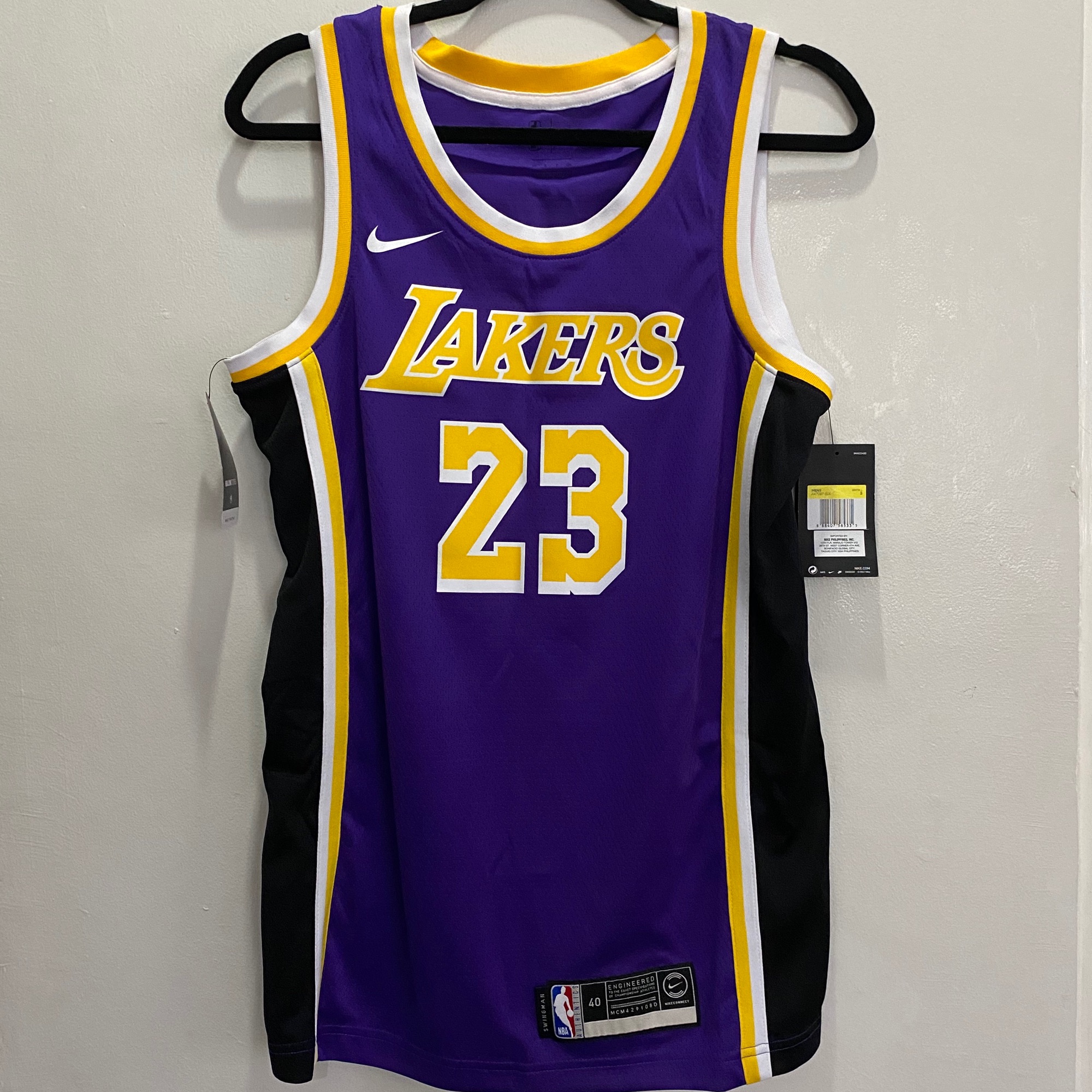 lebron lakers jersey authentic