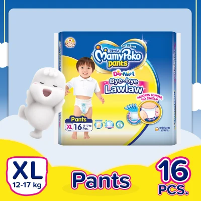 MamyPoko Instasuot XL (12-17 kg) - 16 pcs x 1 pack (16 pcs) - Diaper Pants